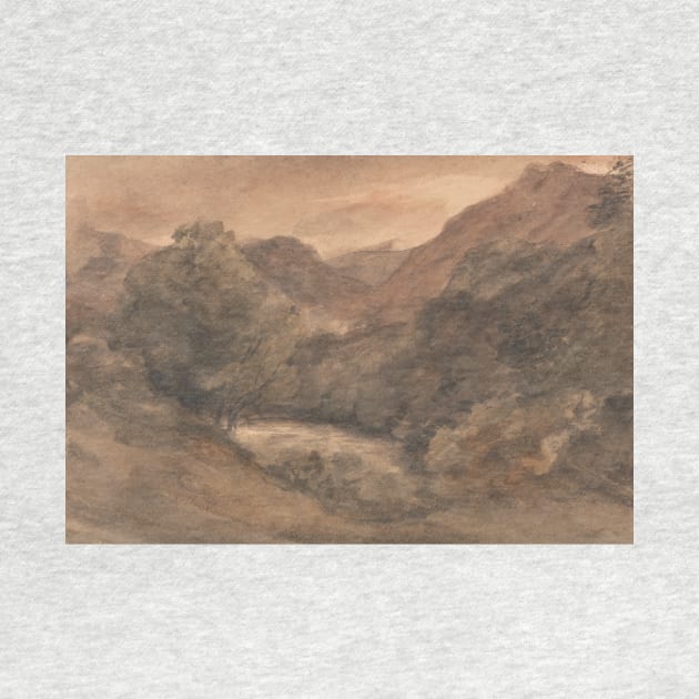 Borrowdale - Evening after a Fine Day, 1 October 1806 by John Constable by Classic Art Stall